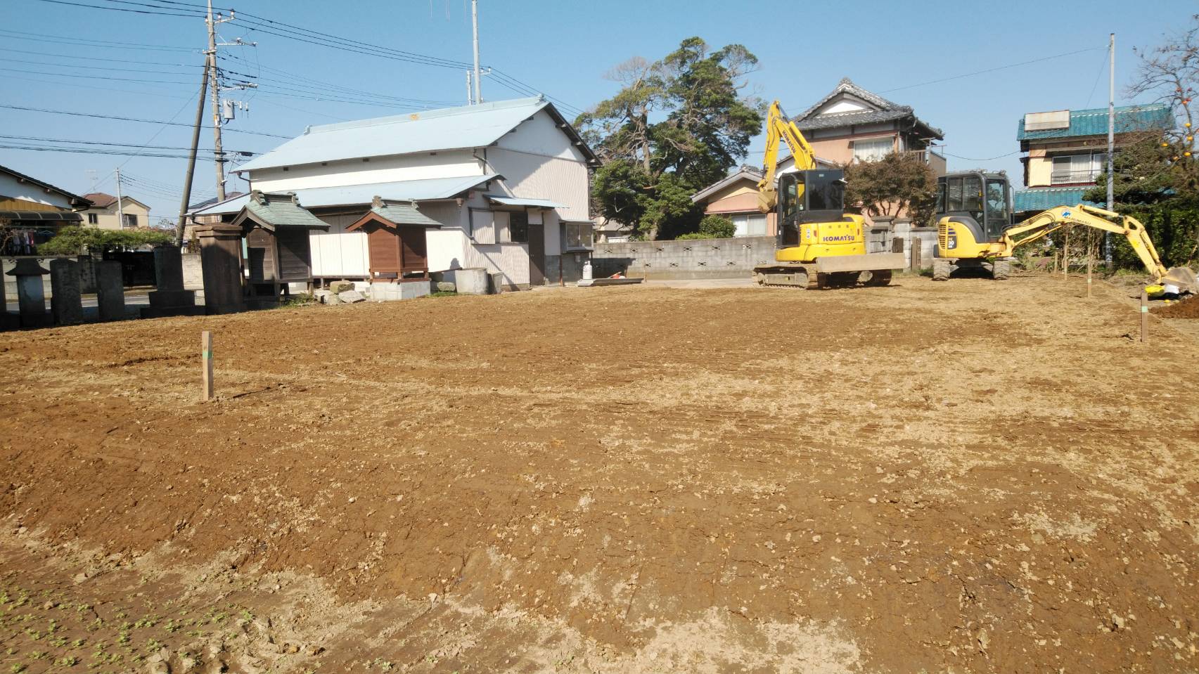 【宅地造成】越谷市で工事をして参りました！