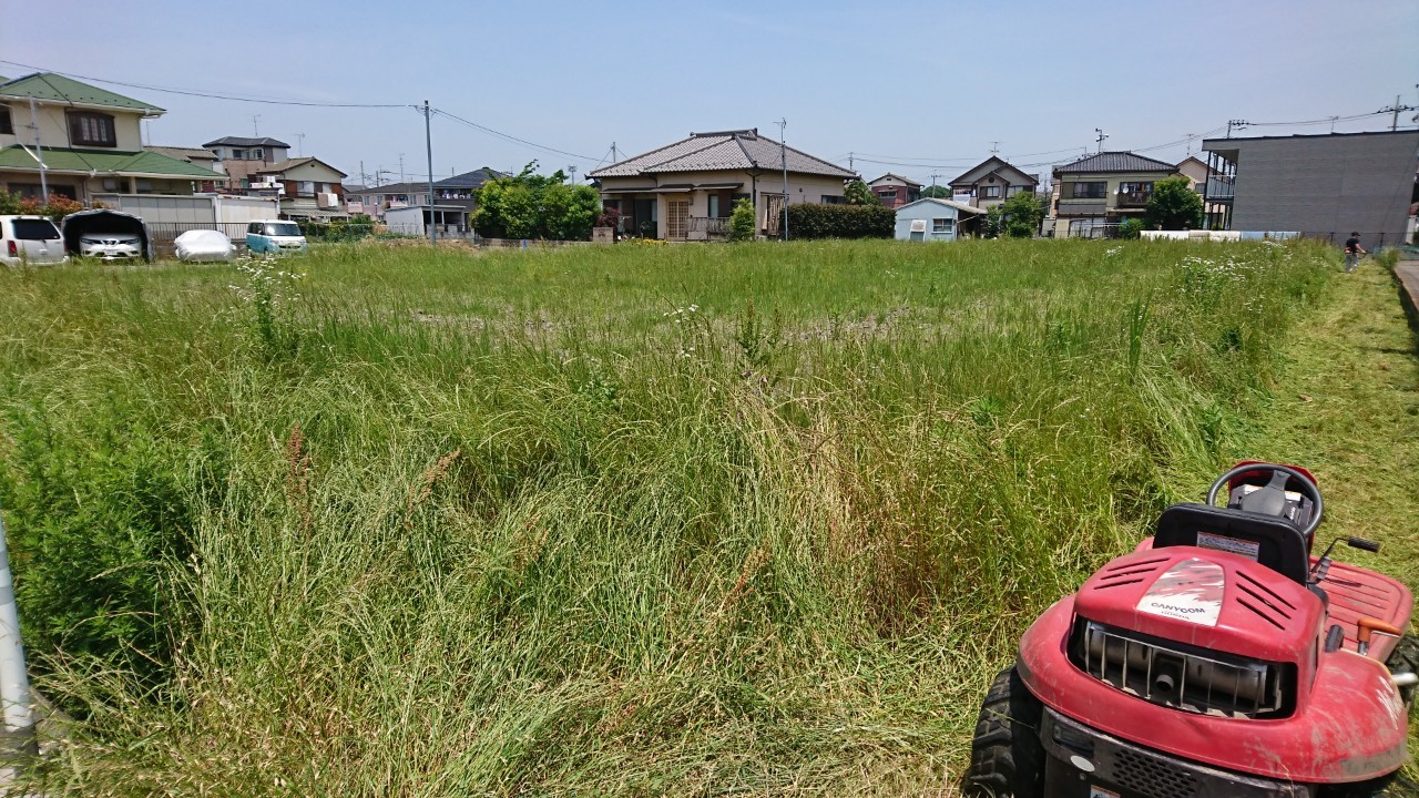 【農地管理】農地の草刈りへ行って来ました！＠北葛飾郡松伏町