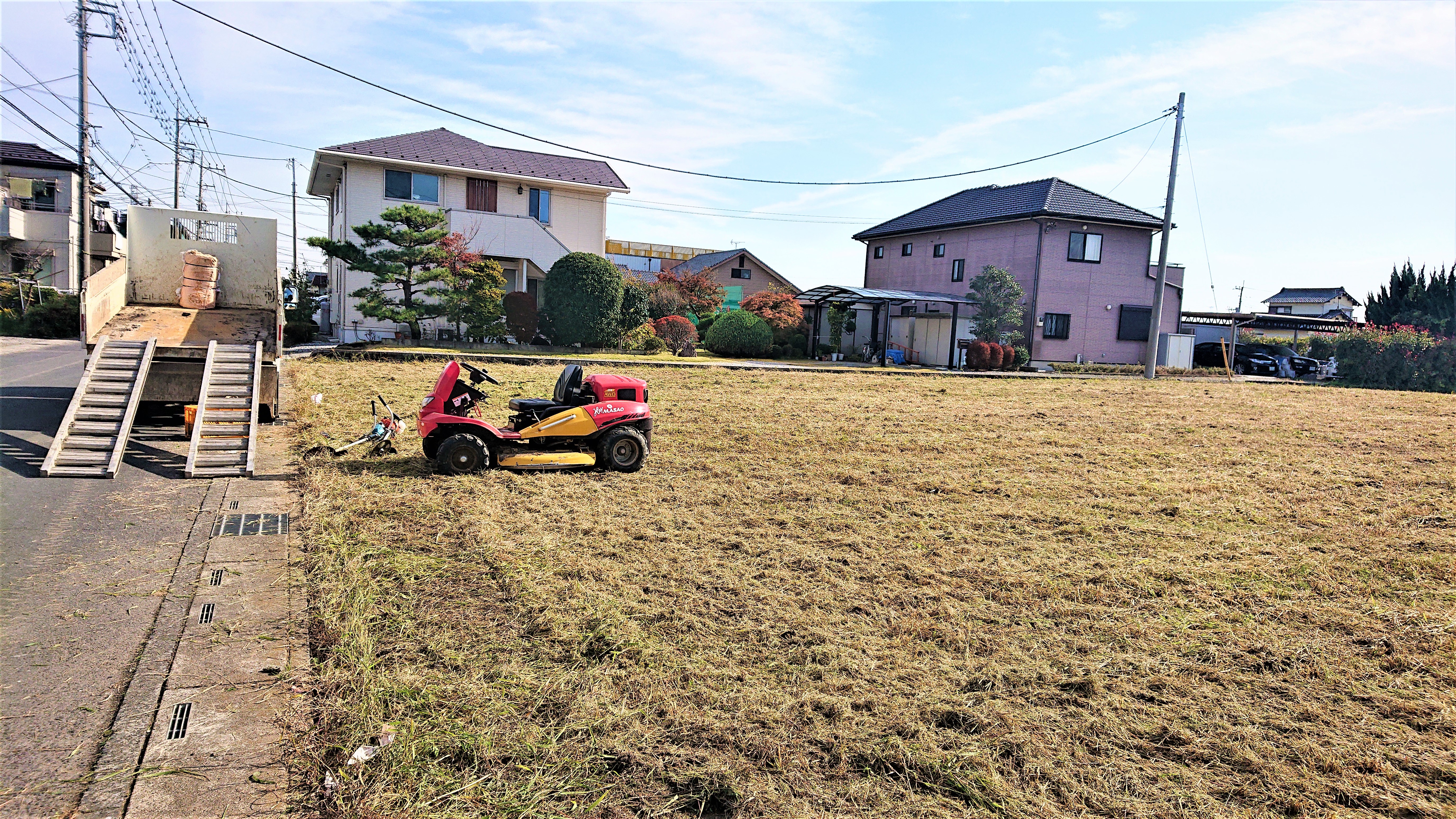 【農地管理】農地の草刈りへ行って参りました！！＠吉川市