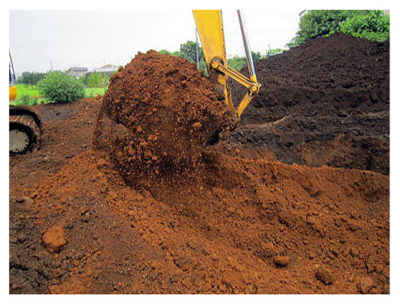 使用する掘削土について