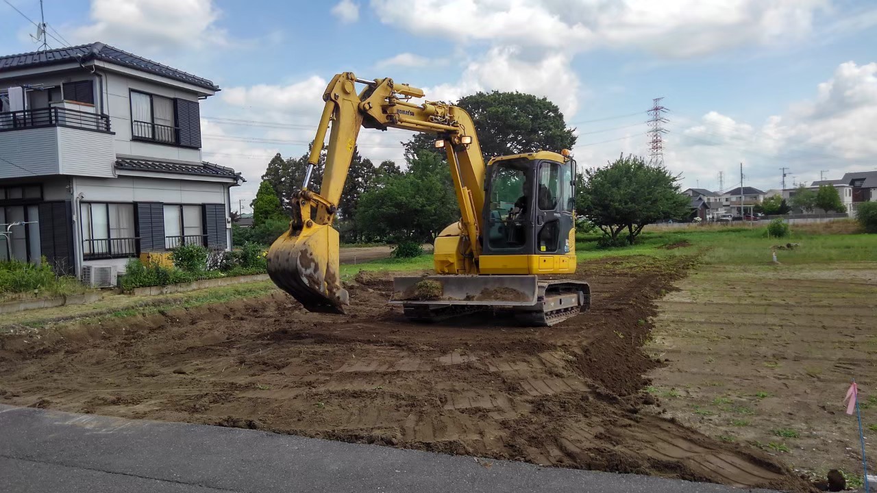 【宅地造成】宮代町で工事をして参りました。